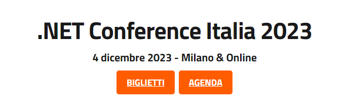 .NET Conference Italia 2023